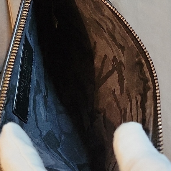 Jimmy Choo star stud Derek mini clutch & wristlet - Picture 5 of 10